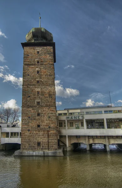 Gotische watertoren in Praag — Stockfoto