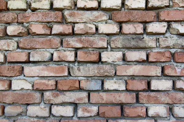 Detalj av tegelvägg砖墙的细节 — 图库照片