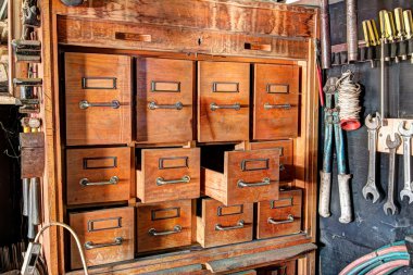 Eski çalışma odasında