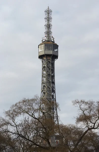 Petrin mengawasi menara. — Stok Foto