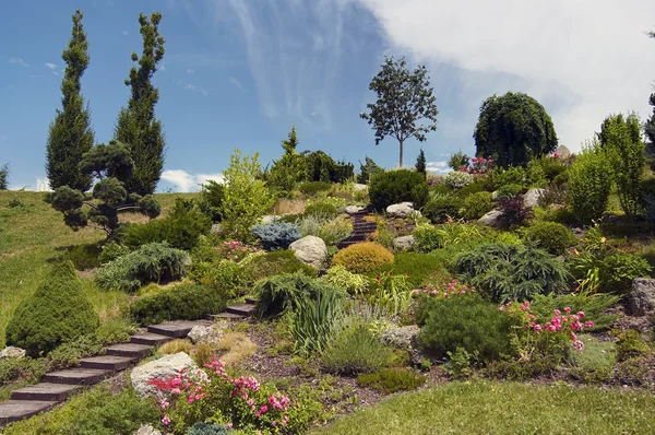 Giardino ornamentale - Giardinaggio — Foto Stock