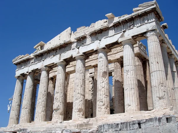 Parthenon i utlänningar, grekisk — Stockfoto