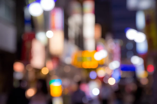 Luces de calle de Tokio desenfocadas —  Fotos de Stock