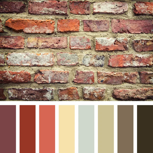 Old brick wall palette — Stock Photo, Image