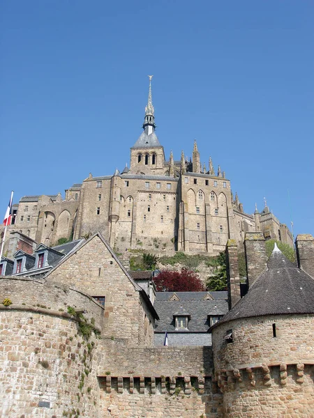 Mont Michel Bretania Północna Francja — Zdjęcie stockowe