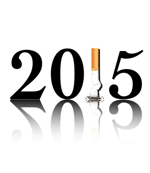 2015 sigarayı — Stok Vektör