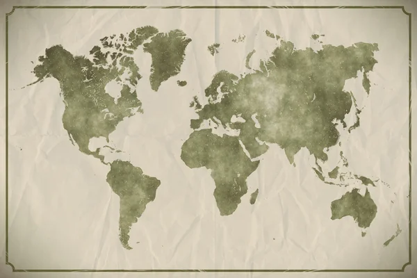 Світова карта акварелі — стоковий вектор