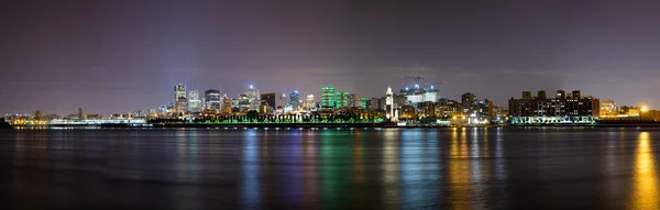 Panorama notturno di Montreal — Foto Stock