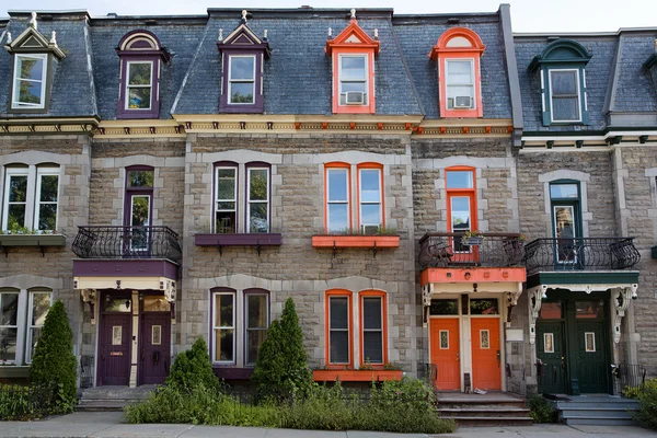 Montreal town houses — Stock Photo, Image