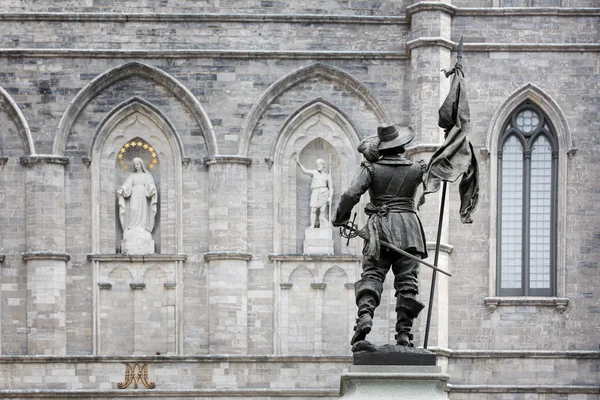 Basílica de Notre Dame detalle — Foto de Stock