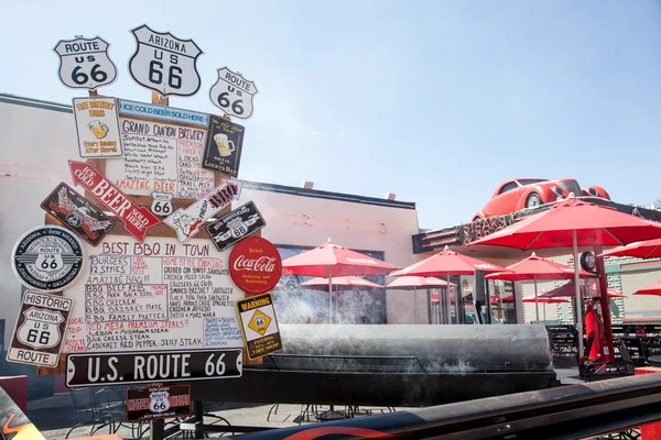 American diner on the historic Route 66 — Stock Photo, Image