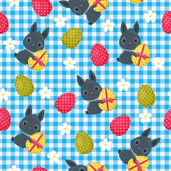 Easter seamless wallpaper — Stock Vector