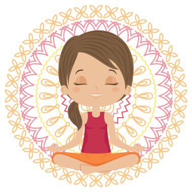 Yoga yapan kadın