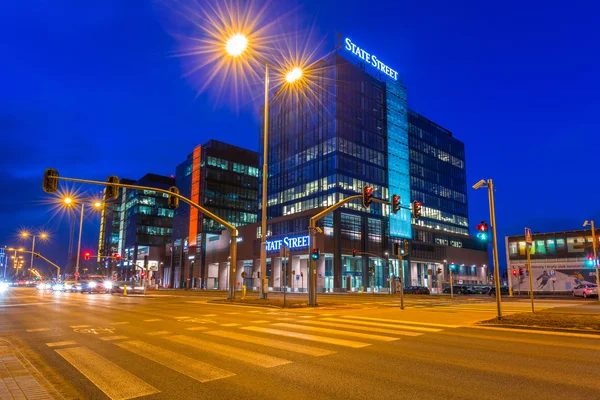 Modern buildings architecture of Olivia Business Centre in Gdansk. — Stock Photo, Image