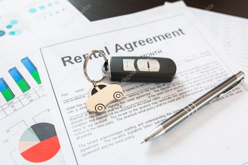 Rental agreement for a car