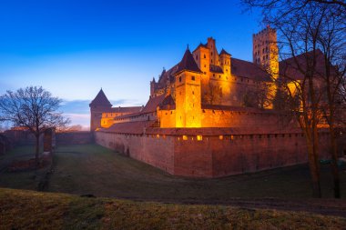 The Castle of the Teutonic Order in Malbork clipart