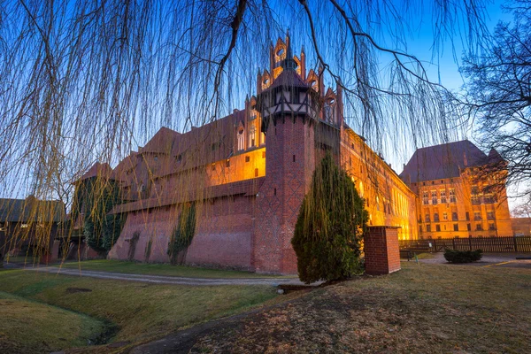 Il Castello dell'Ordine Teutonico a Malbork — Foto Stock