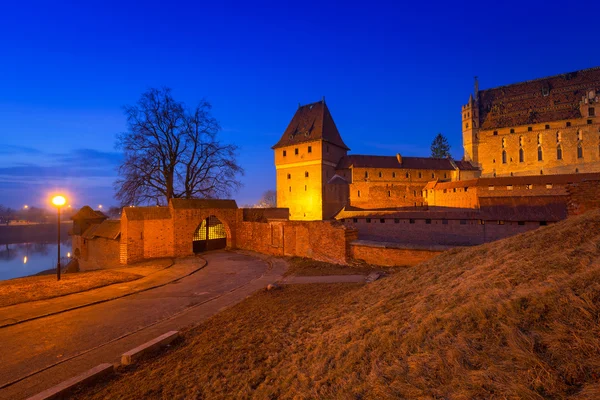 Zamek krzyżacki w Malborku — Zdjęcie stockowe