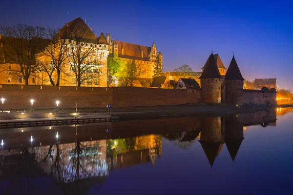 Il Castello dell'Ordine Teutonico a Malbork — Foto Stock