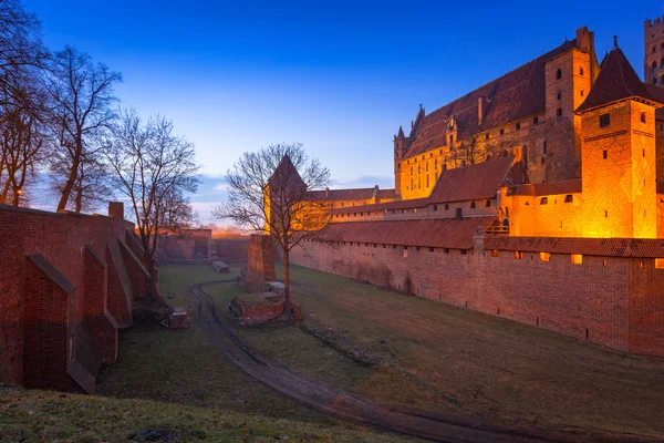 Malbork Cermen sırayla Kalesi — Stockfoto