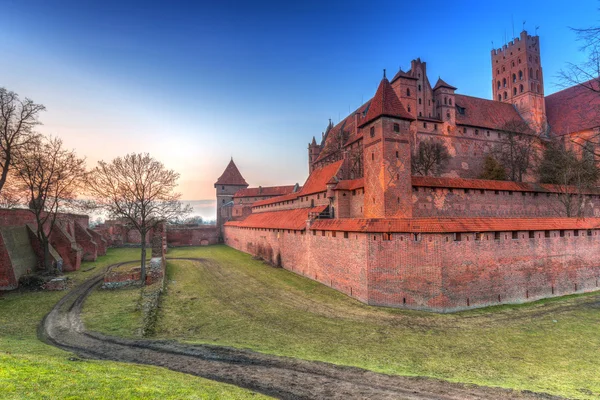 A Lovagrend Malbork castle — Stock Fotó