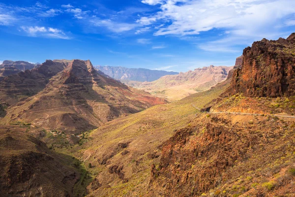 Paisagem montanhosa da ilha de Gran Canaria — Fotografia de Stock