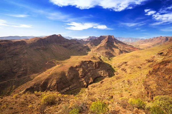 Paisagem montanhosa da ilha de Gran Canaria — Fotografia de Stock