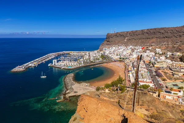 Puerto de Mogan op de kust van Gran Canaria — Stockfoto