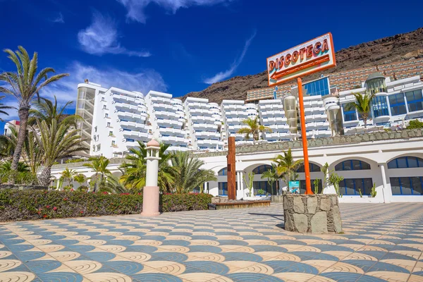 Praia atlântica da ilha de Gran Canaria em Taurito — Fotografia de Stock