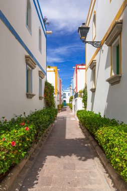 Puerto de Mogan Gran Canaria ada mimarisi
