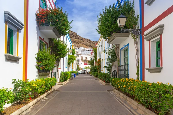 Arkitekturen i Puerto de Mogan på Gran Canaria island — Stockfoto