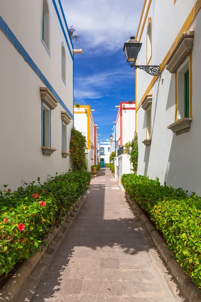 Puerto de Mogan Gran Canaria ada mimarisi — Stok fotoğraf