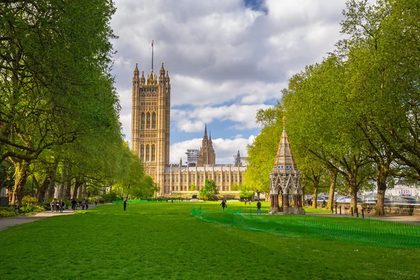 Architektura pałacu Westminster w Londynie — Zdjęcie stockowe