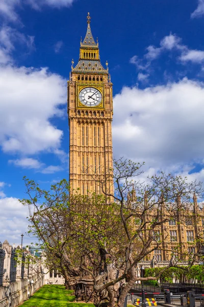 大本钟和伦敦威斯敏斯特宫的 — 图库照片