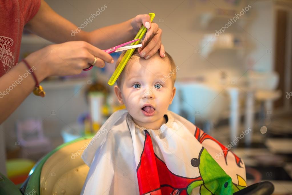 First Baby Boy Haircut Stock Photo C Patryk Kosmider 112410874
