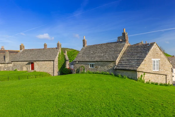 Architectuur van het Corfe Castle dorp in graafschap Dorset — Stockfoto