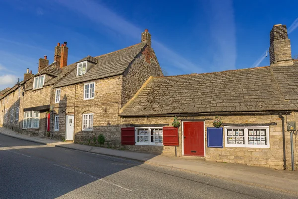 Architectuur van het Corfe Castle dorp in graafschap Dorset — Stockfoto