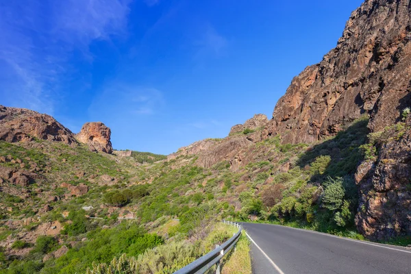 Gran Canaria saaren vuoret ja laaksot — kuvapankkivalokuva