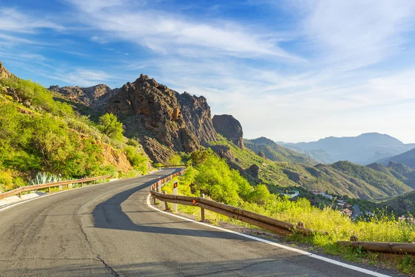 Hory a údolí ostrova Gran Canaria — Stock fotografie