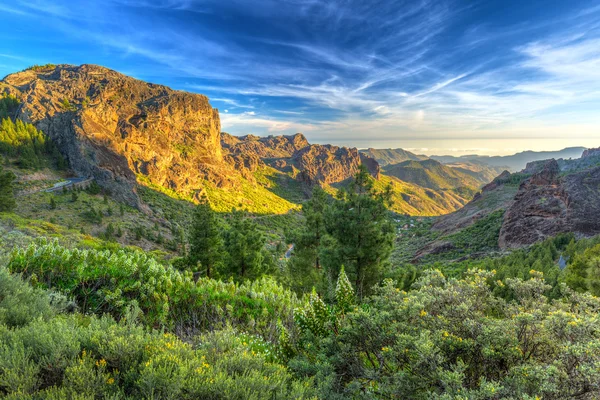 Góry wyspy gran canaria — Zdjęcie stockowe