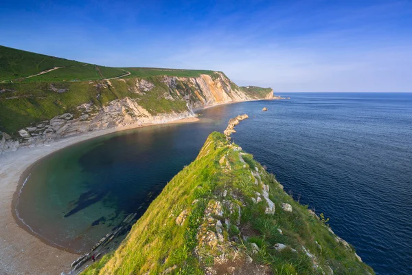 Schöner Strand an der jurassischen Küste von Dorset — Stockfoto