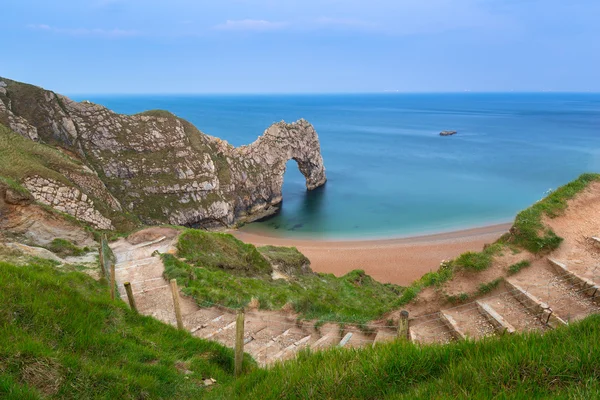 Durdle dveře na jurassic pobřeží dorset — Stock fotografie