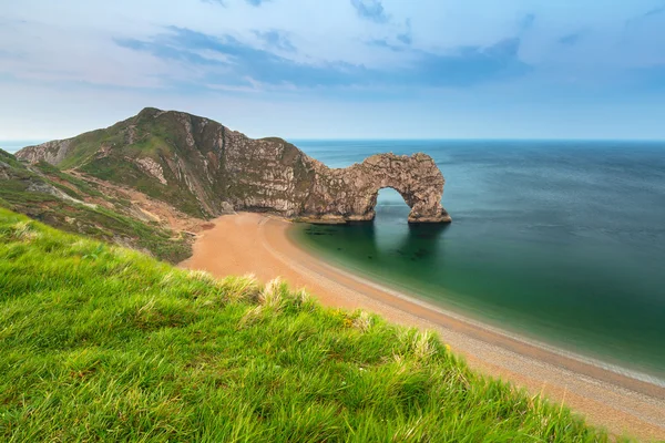 Porta Durdle na costa jurássica de Dorset — Fotografia de Stock