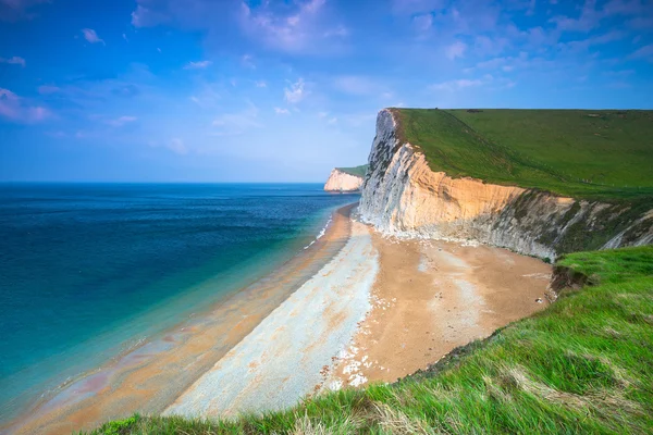 Όμορφη παραλία στην την Ιουράσια ακτή του Dorset — Φωτογραφία Αρχείου