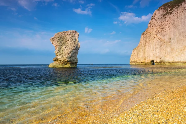 Nádherná pláž na Jurassic pobřeží Dorset — Stock fotografie