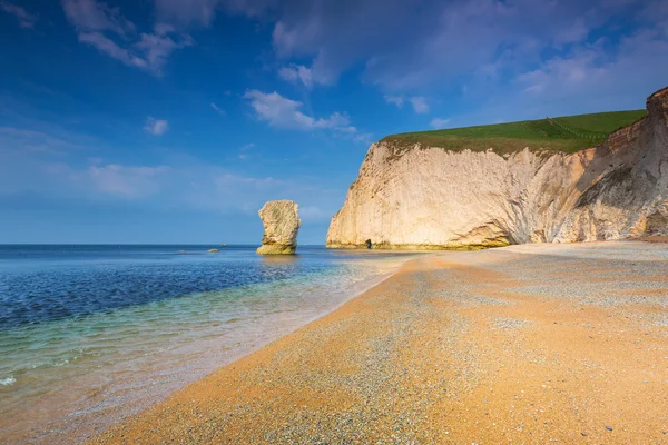 Όμορφη παραλία στην την Ιουράσια ακτή του Dorset — Φωτογραφία Αρχείου