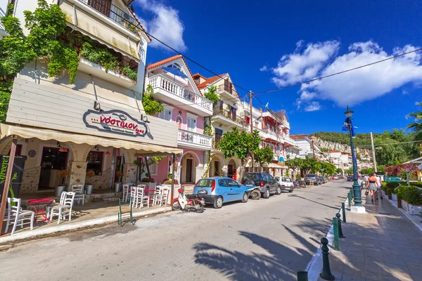 Gatorna i Zante Town på Zakynthos Island, Grekland — Stockfoto