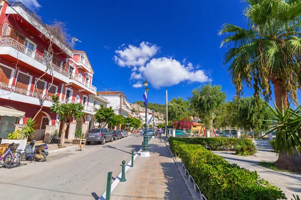 Gatorna i Zante Town på Zakynthos Island, Grekland — Stockfoto