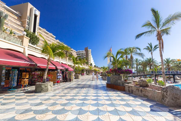 Promenaden till stranden i Taurito på Gran Canaria island — Stockfoto