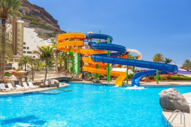 Lago Taurito aquapark, Gran Canaria'da güneş tatili